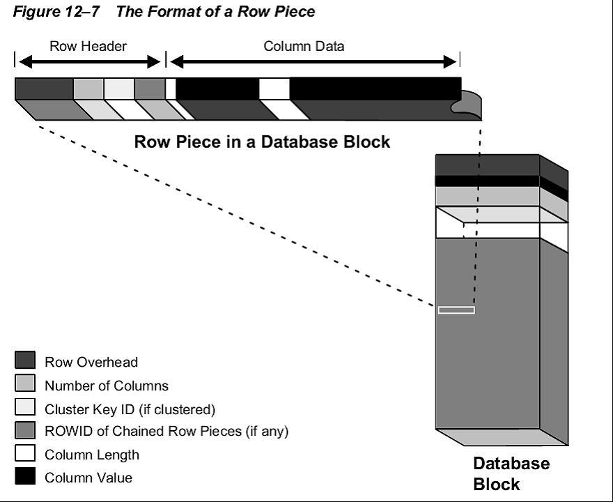 Compressed format. Oracle data Block rowid что это такое.