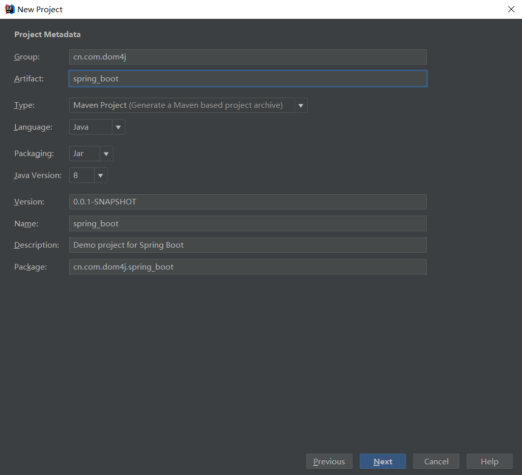 SPRINGBOOT Project. Demo Project. Package name for Project. Maven nested Multi-Module Projects.