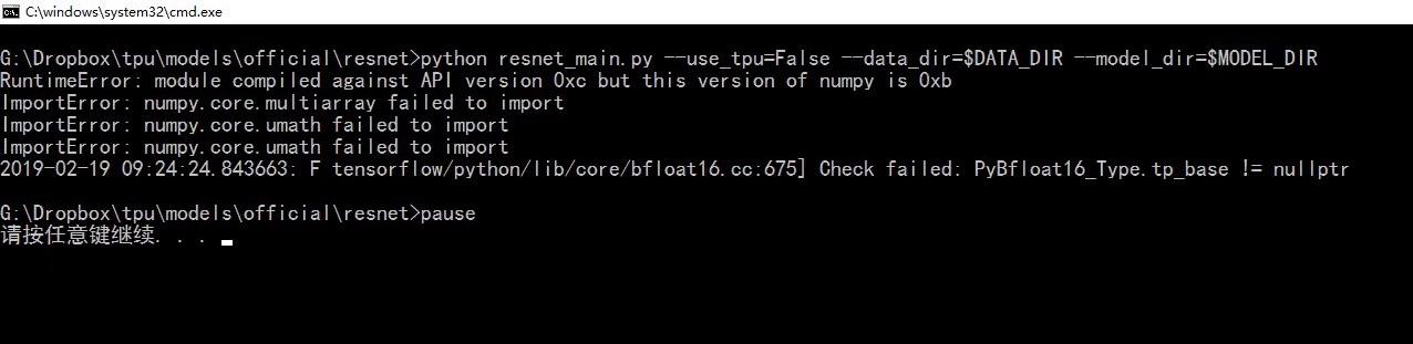 Runtimeerror numpy is not available